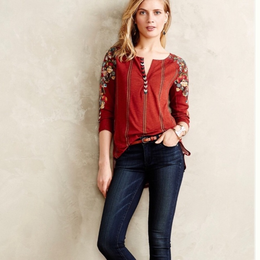 Anthropologie Tiny brand Edelweiss Top - Picture 2 of 11